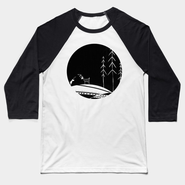 Sami Design Baseball T-Shirt by KatherineBlowerDesigns